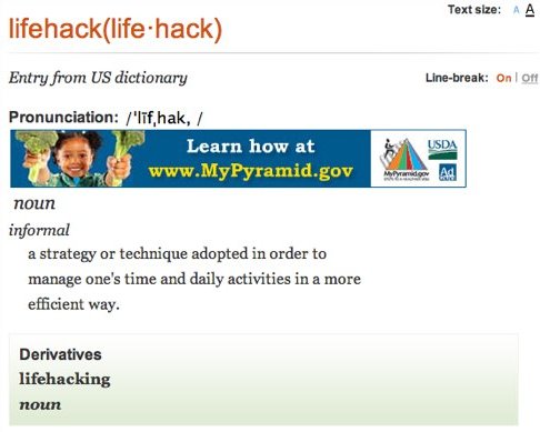 Слово Lifehack теперь есть в Оксфордском словаре