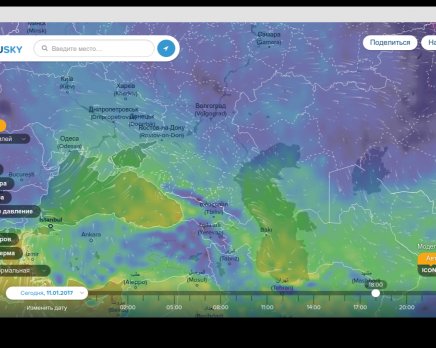 Ventusky — самый точный и наглядный прогноз погоды