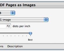 Automator: рендеринг PDF как JPG